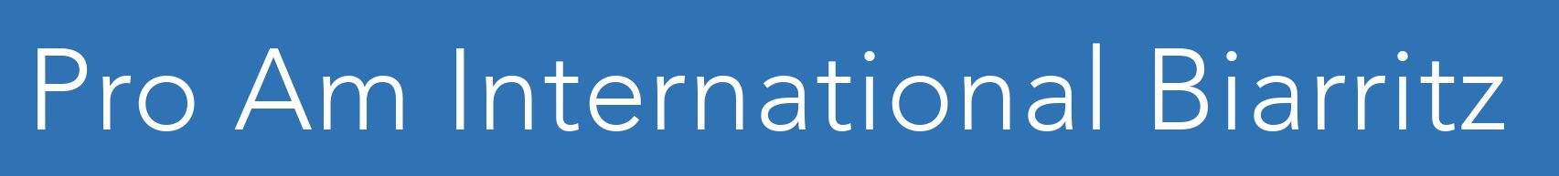 Pro Am International Biarritz - Outil d'administration web